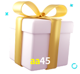 Receba seus bônus de boas-vindas no aa45